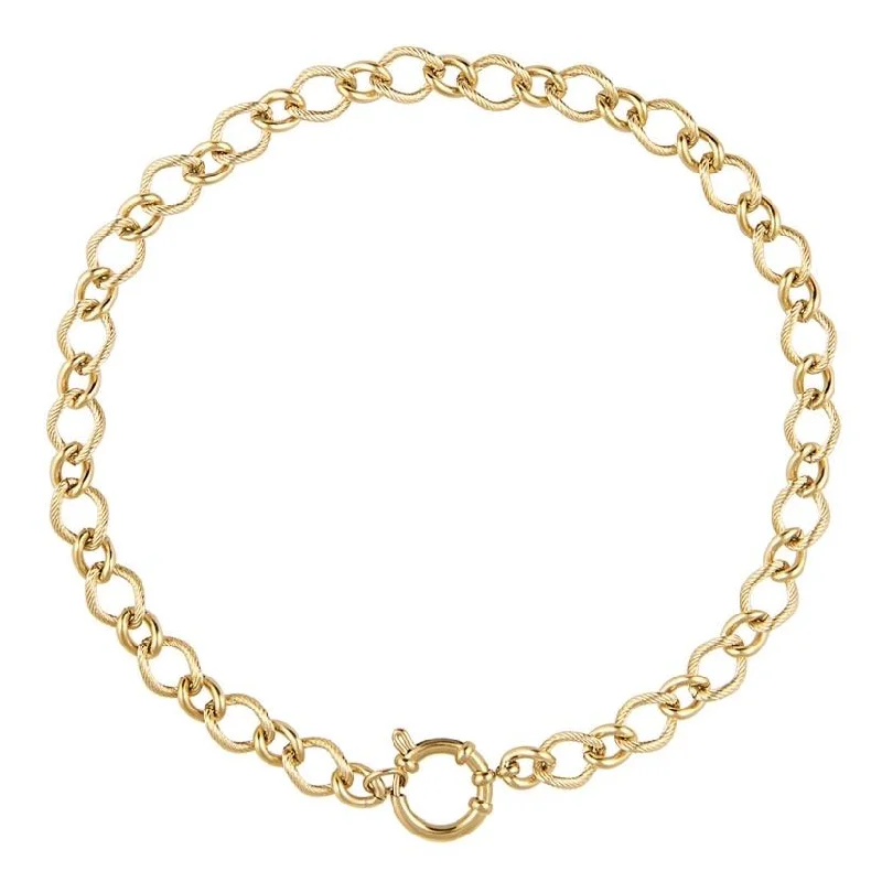 Women’s geometric necklace-Sienna Links Chain