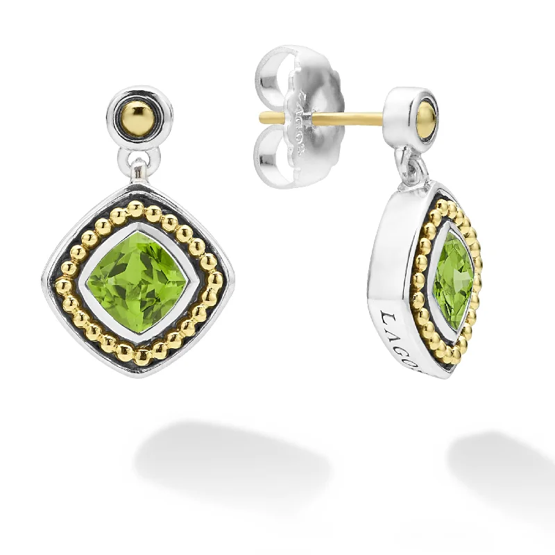 Women’s diamond earrings-Rittenhouse Peridot Drop Earrings