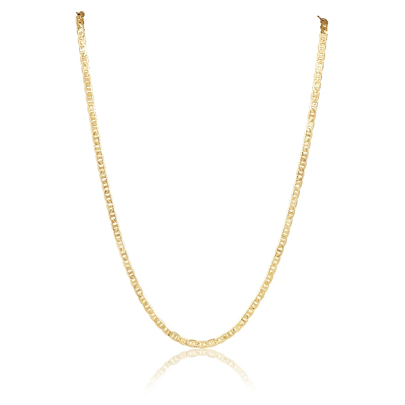 Women’s moon and stars necklace-Vera Link Chain