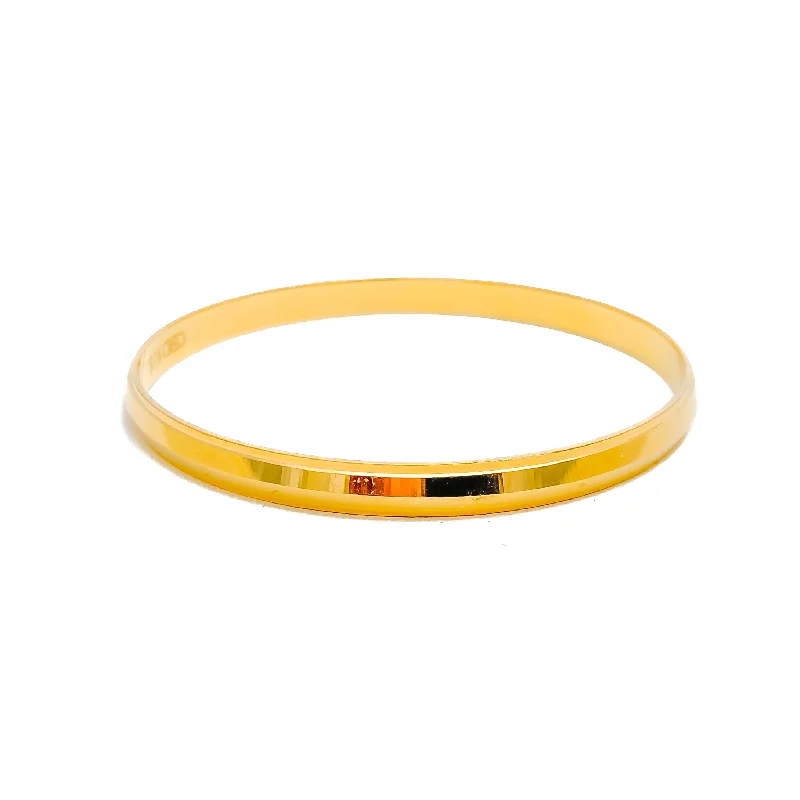 Women’s unique bracelet-Sleek Classy Men's 22k Gold Bangle