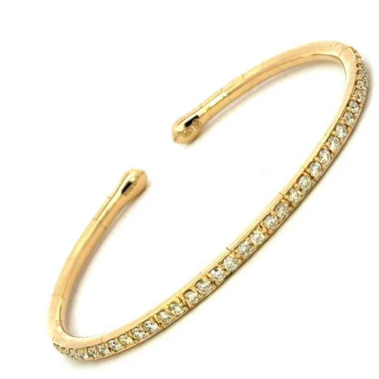 Women’s adjustable bracelet-ETHO MARIA Flexible Diamond Bangle