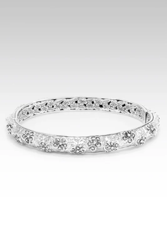 Women’s bangles with diamonds-You Rescued Me Bangle™ in Frangipani