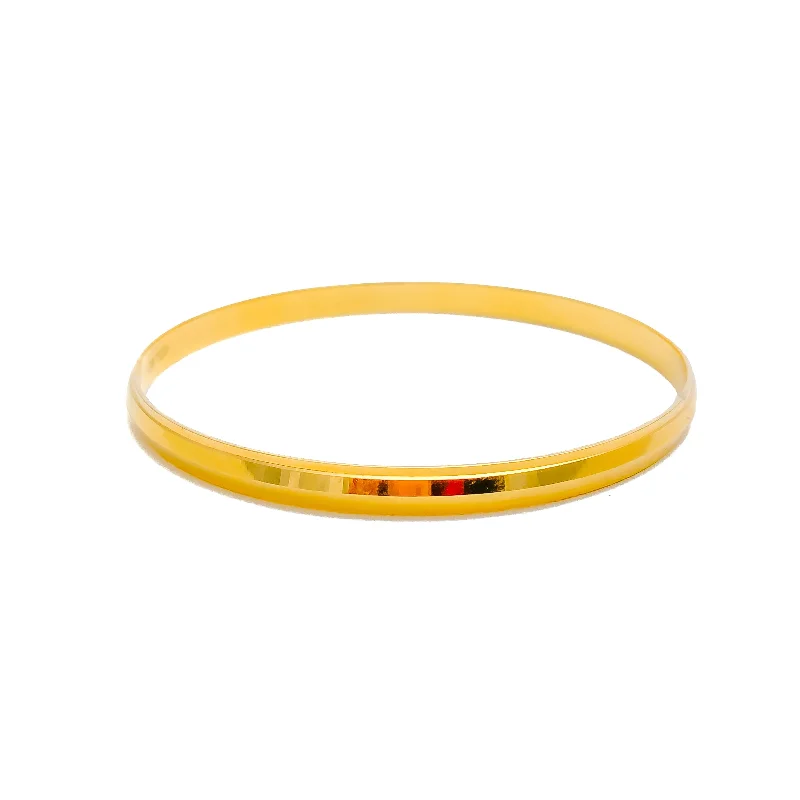 Women’s minimalist bangle-Lovely Fine Men's 22k Gold Bangle